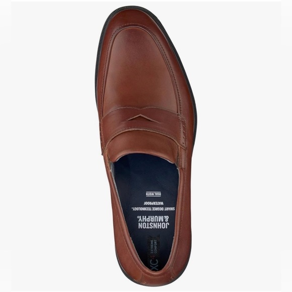 Johnston & Murphy Other - Johnston & Murphy Men's XC4 Maddox Penny Tan Leather Loafers
